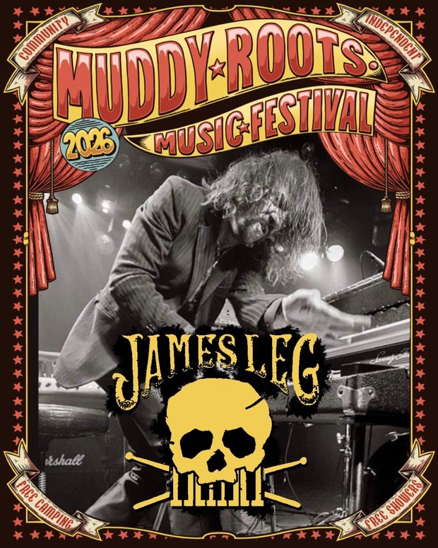 James Leg at Muddy Roots Music Festival 2026